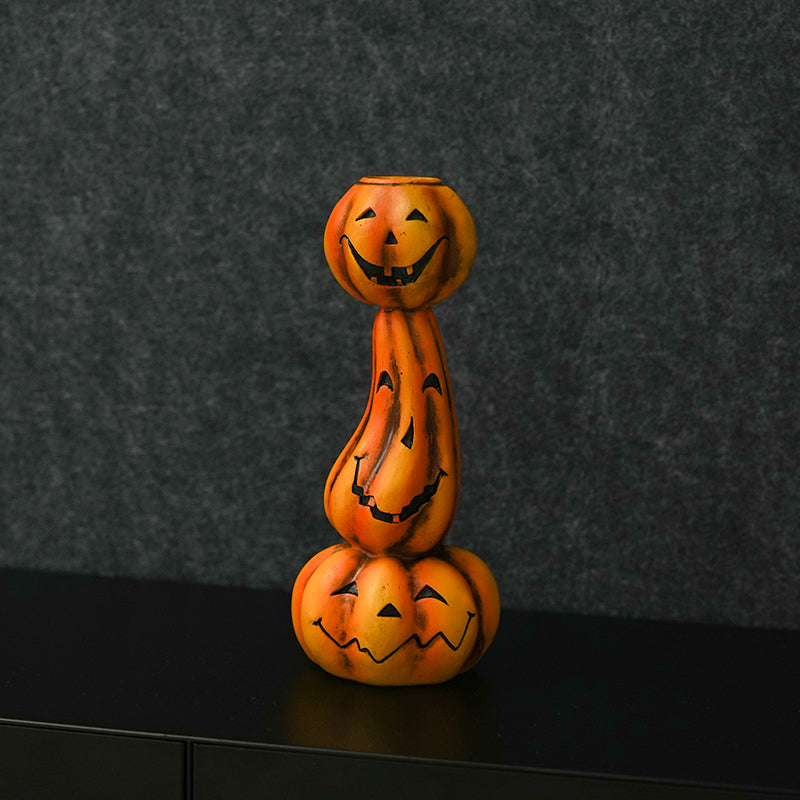 Halloween Pumpkin Candle Holder
