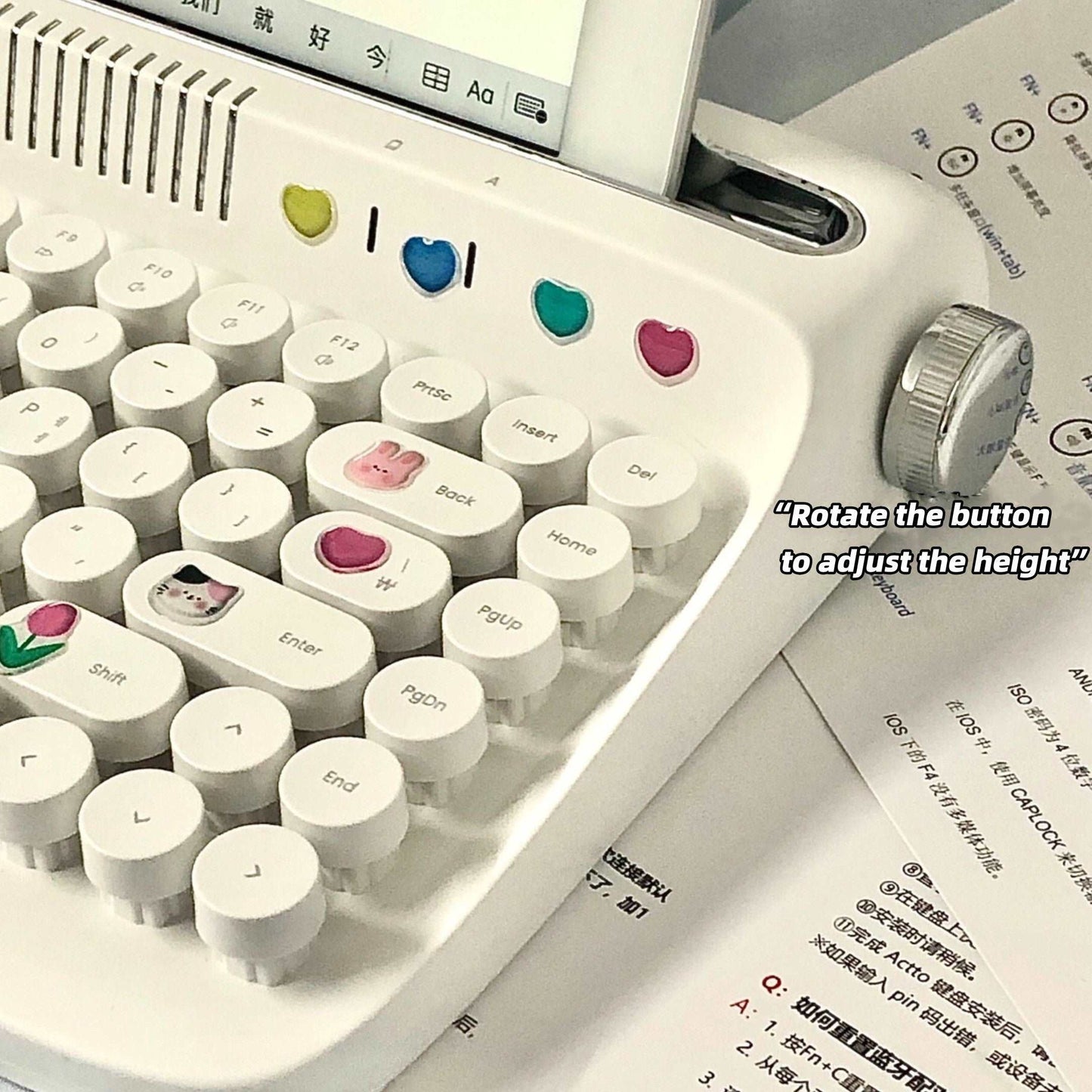 Retro Bluetooth Keyboard