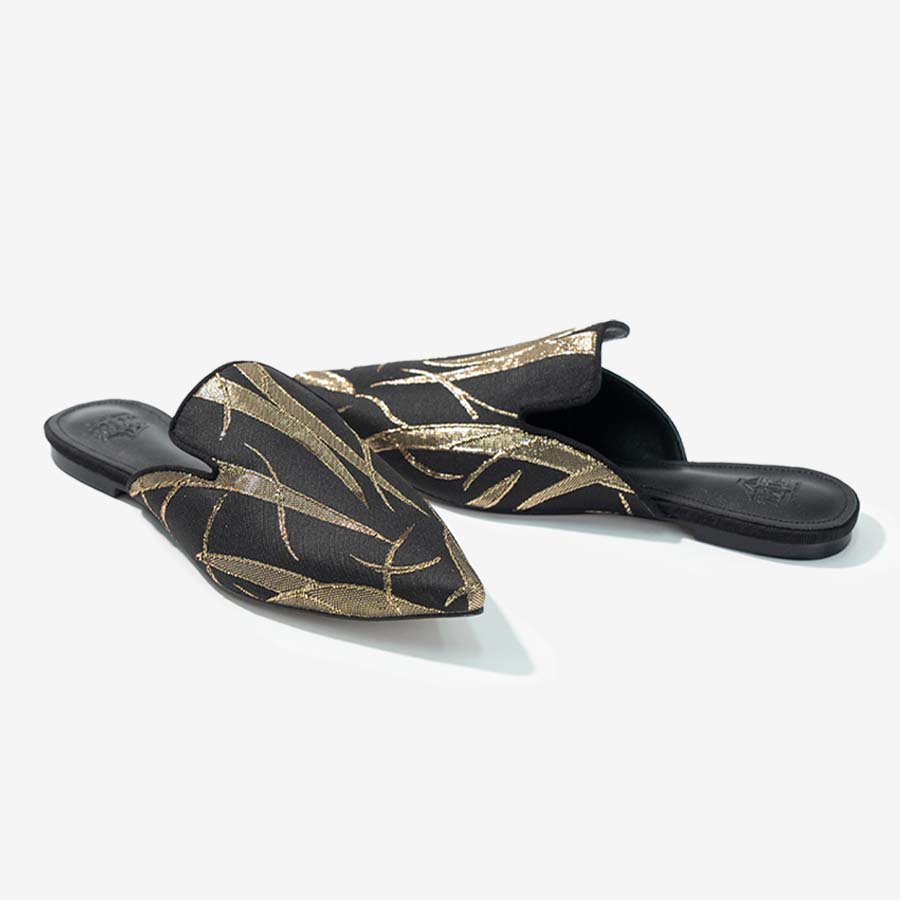 Golden Bamboo Leaf Mules