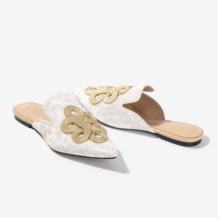 Hand-woven Chinese Knot Mules