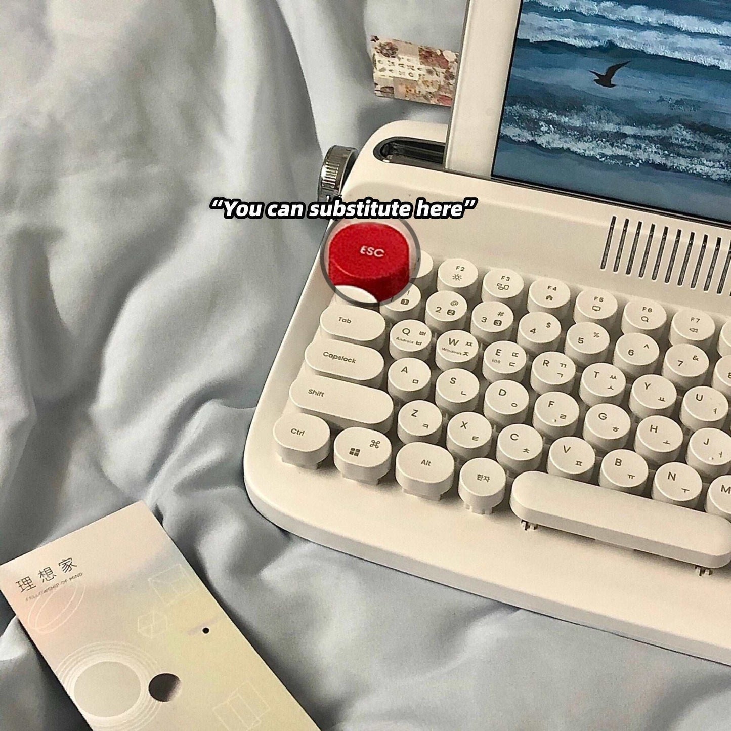 Retro Bluetooth Keyboard