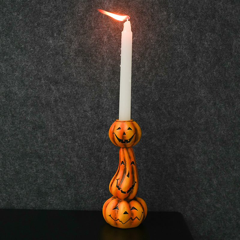 Halloween Pumpkin Candle Holder