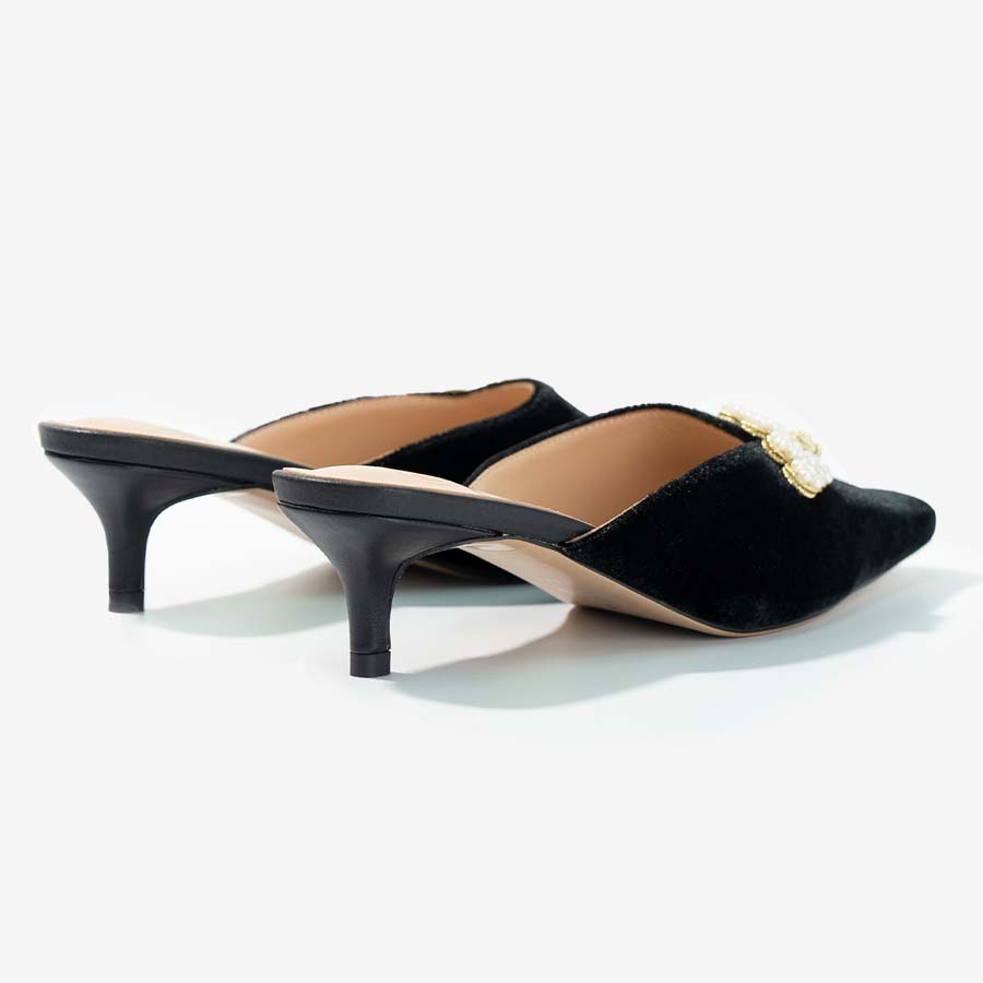 Pearl Petal Mules